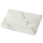 Konbanwa Oreiller en mousse à mémoire de forme Bambou