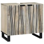vidaXL Armoire d'évier avec étagère avec stockage mno 62 x 33 x 58 cm