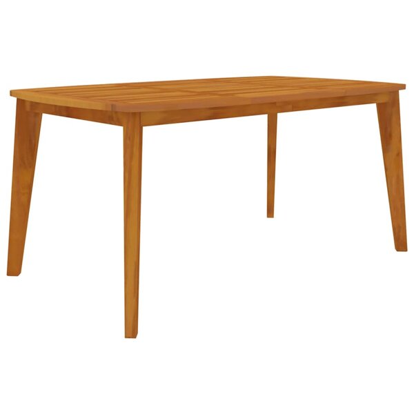 vidaXL Table de jardin 160x90x75 cm Bois d'acacia solide