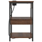 vidaXL Cabinet de chevet Chêne marron 41 x 31 x 51 cm