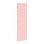 vidaXL Store plissé rose 55x200 cm largeur du tissu 54 4 cm polyester