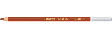 Crayon de couleur fusain pastel carbothello brun d'orient stabilo