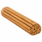 vidaXL Tapis de bain Marron 100 x 60 cm Bois d'Acacia Massif