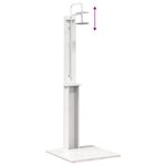 vidaXL Douche d'extérieur 206 cm Blanc
