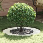 vidaXL Ensemble de Jardinières en Plastique Blanc Plastique Grand