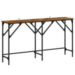 vidaXL Table console Bois Ancien 140 x 29 x 75 cm Bois d'ingénierie