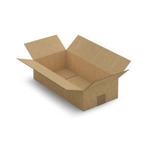 Caisse carton simple cannelure - 400 x 250 x 150 mm