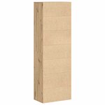 vidaXL Highboard chêne artisanal 60 x 35 x 180 cm Bois d'ingénierie
