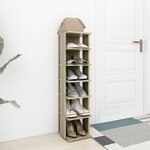 vidaXL Armoire à chaussures Chêne sonoma 27 5x27x102 cm