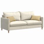 vidaXL Coussins de canapé 2 Pièces Vert gris 50 x 30 cm