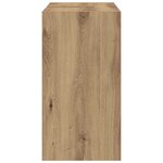 vidaXL Cabinet de Lavabo avec stockage Chêne artisanal 63 x 29 x 55 cm