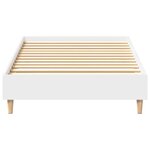 vidaXL Cadre de lit sans matelas blanc 90x190 cm bois d'ingénierie