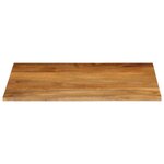 vidaXL Dessus de table à bord vivant 110x80x2 5cm bois massif manguier