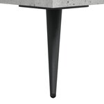 vidaXL Table basse gris béton 50x50x40 cm bois d'ingénierie