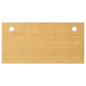 vidaXL Dessus de bureau 100x50x2 5 cm bambou