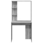vidaXL Bureau Sonoma gris 78.5 x 37 x 154.5 cm Bois d'ingénierie