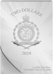 Pièce de monnaie en Argent 2 Dollars g 31.1 (1 oz) Millésime 2024 Comix SUPERMAN