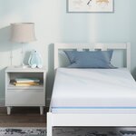 vidaXL Matelas Blanc 80 x 160 cm Mousse