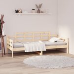 vidaXL Lit de jour bois de pin massif 80x200 cm
