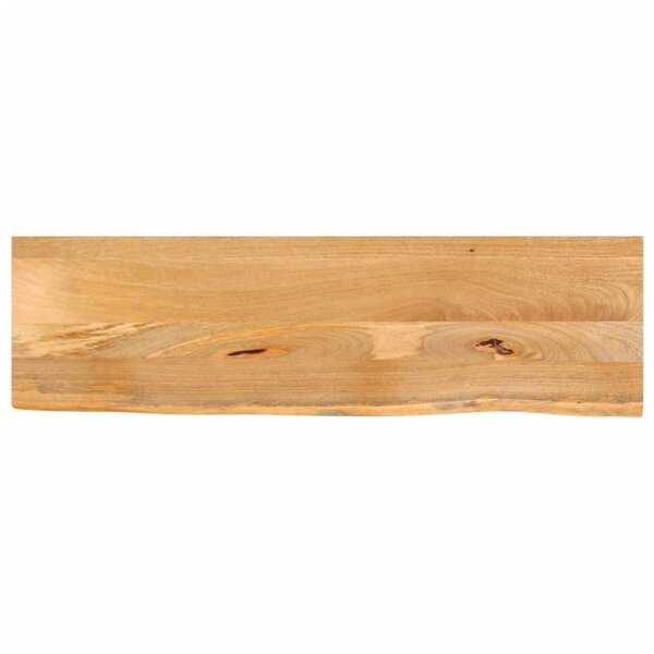 vidaXL Dessus de table à bord vivant 120x20x2 5cm bois massif manguier