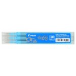 Set de 3 Recharges friXion Ball Clicker pointe fine Turquoise PILOT