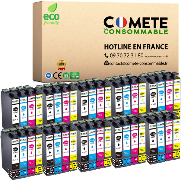 40 Cartouches 29XL Epson Compatibles Comete, Entreprise Française