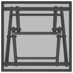 vidaXL Table de jardin pliable anthracite 38x38x38 cm Treillis d'acier