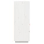 vidaXL Buffet haut Blanc 100x40x108 5 cm Bois massif de pin
