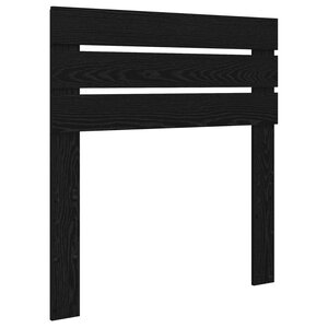 vidaXL Tête de lit Chêne noir 75 cm Bois d'ingénierie