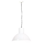 Vidaxl lampe suspendue 25 w blanc rond 48 cm e27