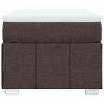 vidaXL Sommier à lattes de lit avec matelas Marron foncé 100x200 cm