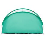 vidaXL Tente de plage vert d'eau escamotable imperméable