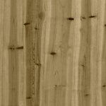 vidaXL Salon de jardin 9 Pièces avec coussins bois de pin imprégné