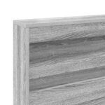 vidaXL Lit Bibliothèque Sonoma gris 75 x 190 cm Bois d'ingénierie