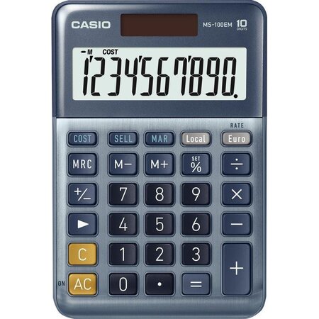 Calculatrice de bureau 10 chiffres CASIO MS-100EM