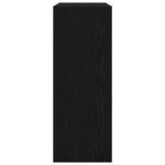 vidaXL Table console Chêne noir 78 x 30 x 80 cm Bois d'ingénierie