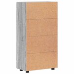 vidaXL Buffet Gris Sonoma 55 5 x 29 x 100 cm Bois d'ingénierie