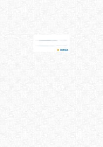 protège-cahiers  format A4  couverture blanche  en PP HERMA