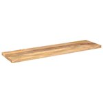 vidaXL Dessus de table 120x20x2 5cm rectangulaire bois massif manguier