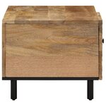 vidaXL Table basse 80x50x40 cm bois de manguier massif