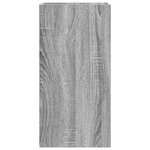 vidaXL Support de Plante Sonoma gris 30 x 30 x 60 cm Bois d'ingénierie