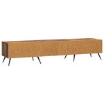 vidaXL Meuble TV Bois ancien 147 x 34 5 x 30 cm Bois d'ingénierie