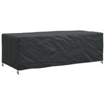 vidaXL Housse pour meubles Uni Noir 300 x 110 x 70 cm 210D
