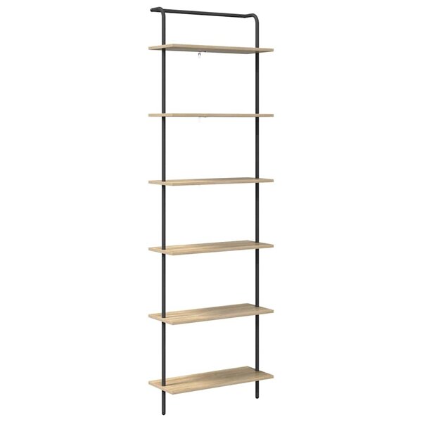 vidaXL Étagère Chêne sonoma 60 x 24 x 203 cm Bois d'ingénierie