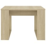 vidaXL Table d'appoint Chêne sonoma 50x50x35 cm Bois d’ingénierie