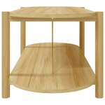 vidaXL Table basse 110x48x40 cm Bois d'ingénierie