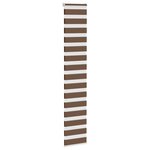 vidaXL Store zèbre marron 45x230 cm largeur du tissu 40 9 cm polyester