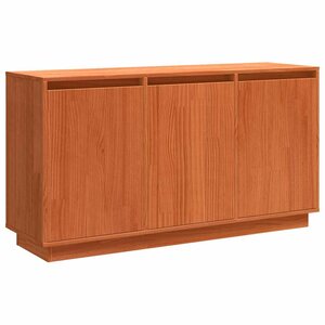 vidaXL Buffet Chêne brun 111 x 34 x 60 cm Pin massif