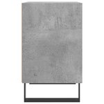 vidaXL Table de chevet gris béton 40x30x50 cm bois d'ingénierie