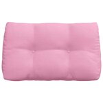 vidaXL Coussin de Dos Rose 80 x 24 x 50 cm tissu